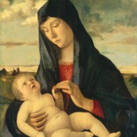 Madonna and Child in a Landscape